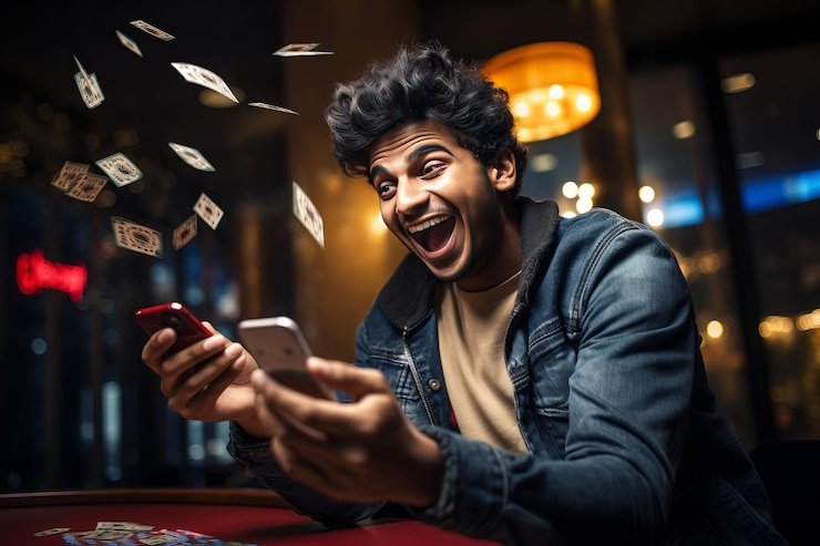 Bangladesh adult reviewing Samurai Treasure slot controls on phone
